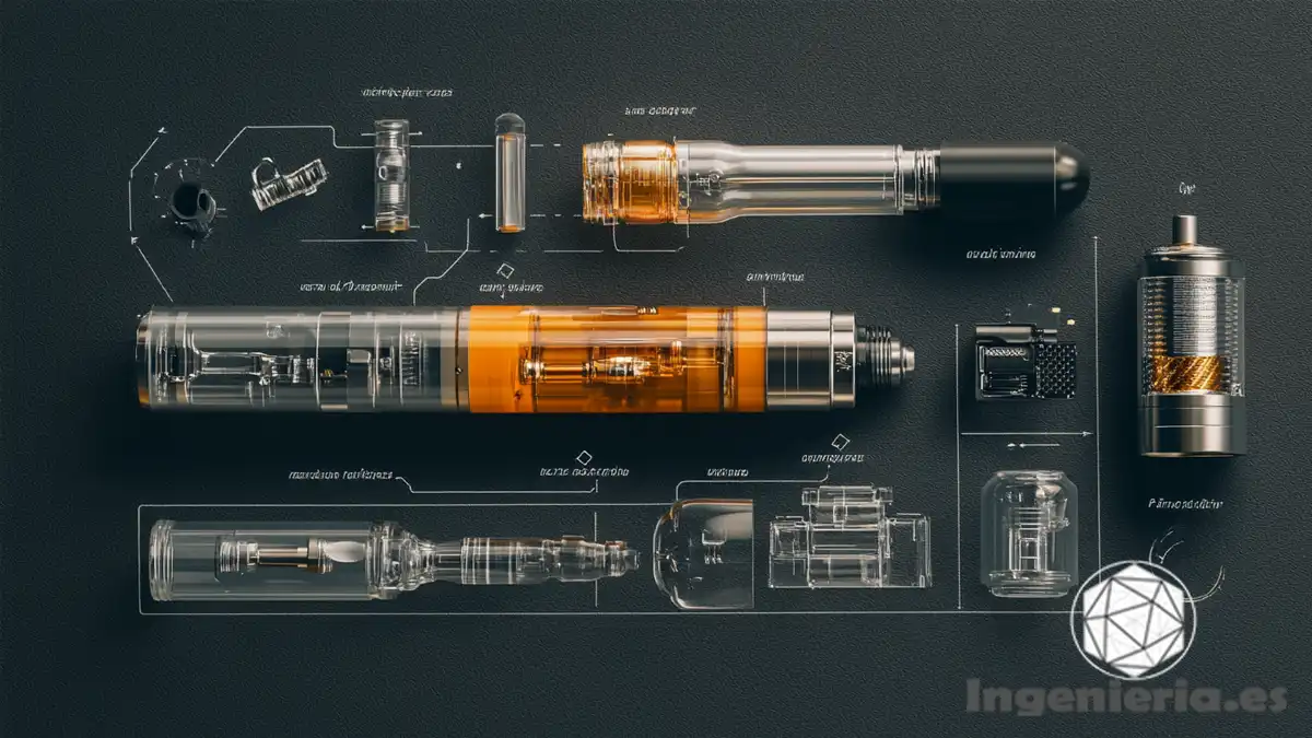 Componentes principales de un vapeador