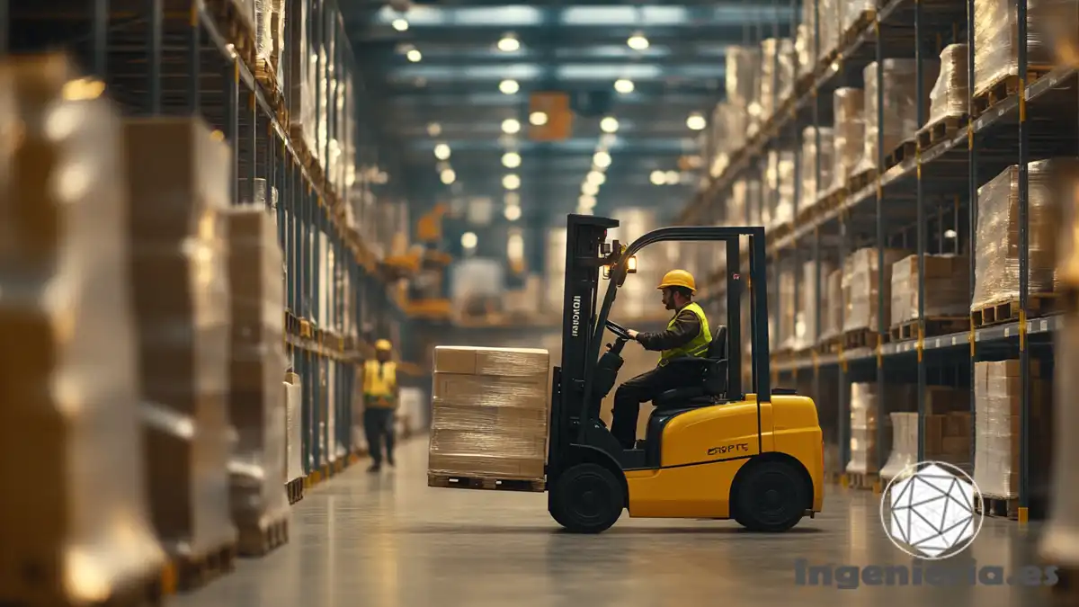 Carretillas elevadoras eléctricas en funcionamiento