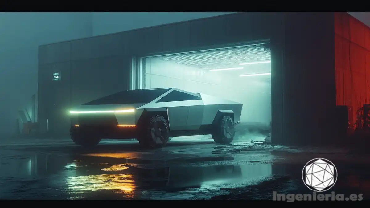 Cybertruck arte conceptual IA