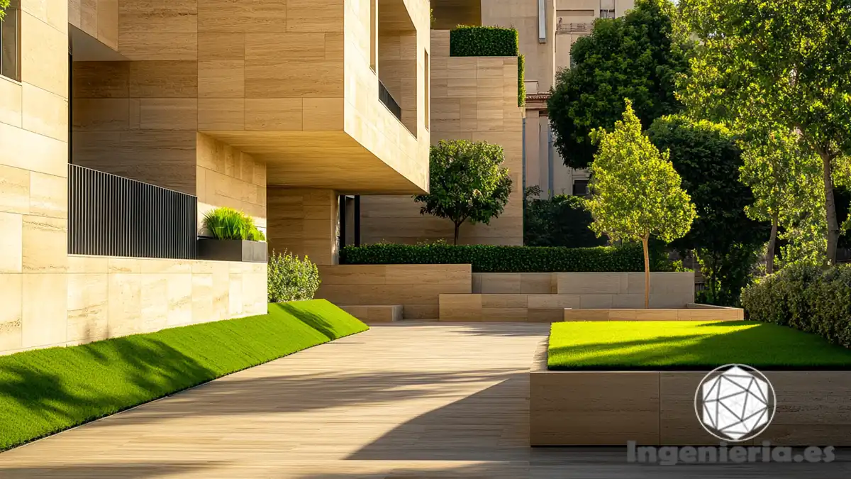 Usos innovadores del césped artificial en arquitectura