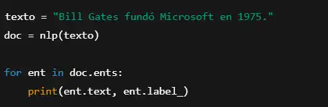 Reconocimiento de Entidades Nombradas