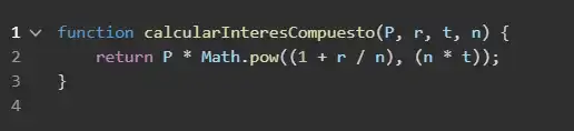 cálculo del interés compuesto con javascript