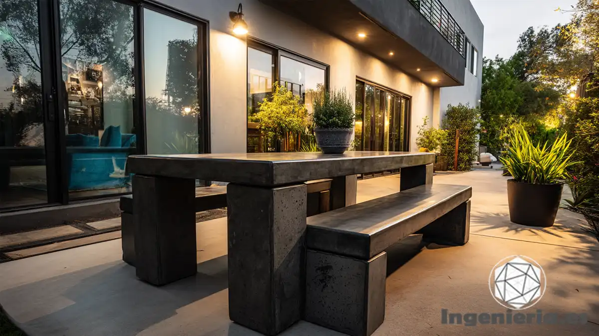 Mobiliario urbano en hormigón