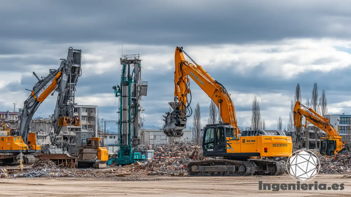 Excavadoras hidráulicas con implementos intercambiables