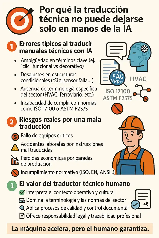 Por qué es importante la traducción técnica infografía