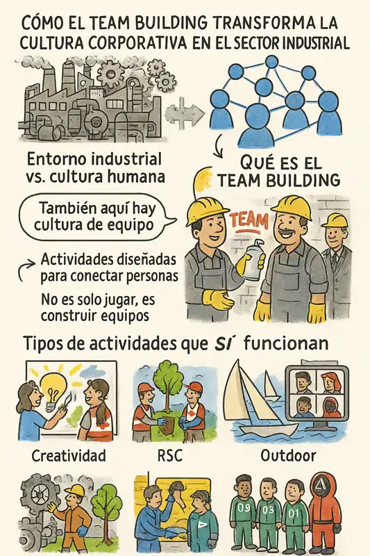 por qué el team building puede cambiar la cultura corporativa infografía