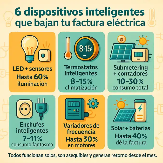 material energético inteligente que bajará tu factura (infografía)