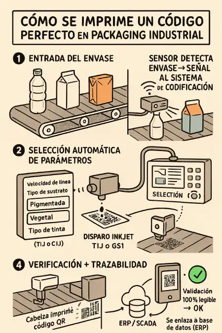 como se imprime un código perfecto industrial